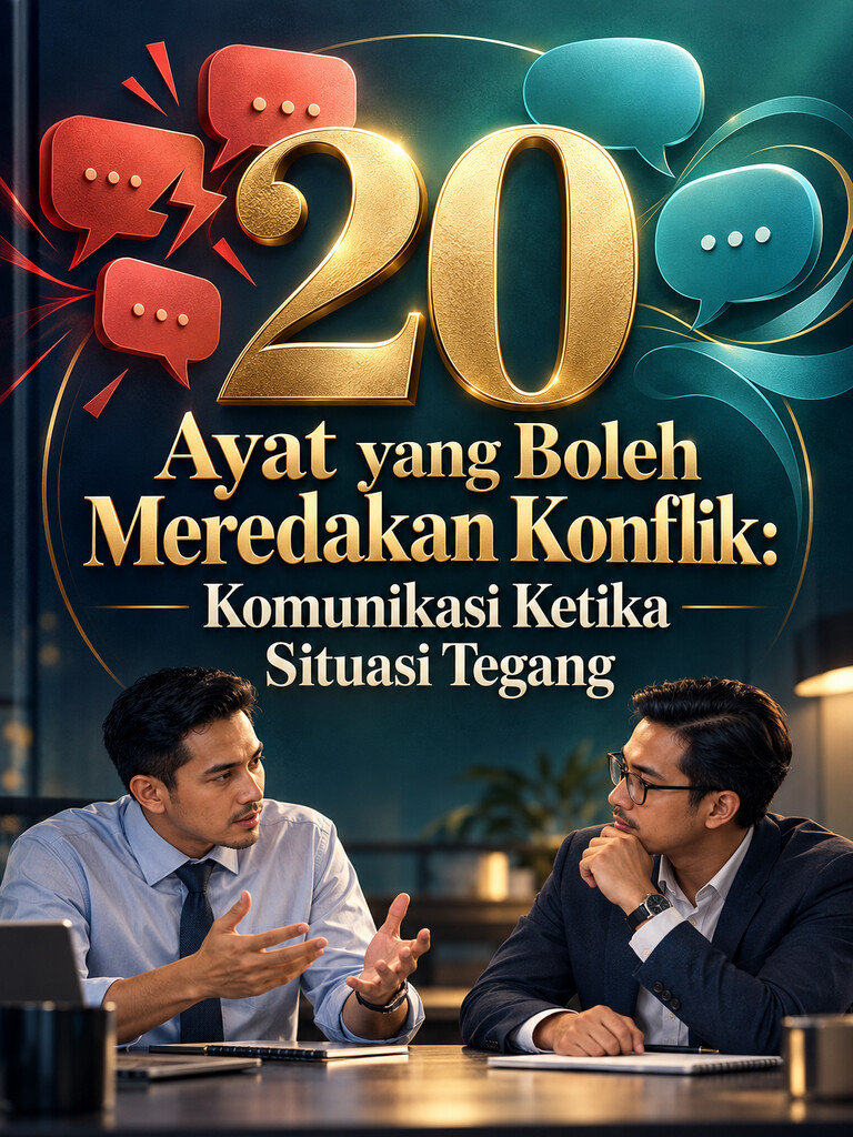 20 Ayat yang Boleh Meredakan Konflik: Komunikasi Ketika Situasi Tegang