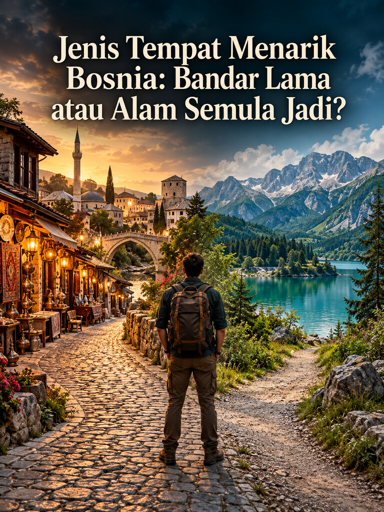 Jenis Tempat Menarik Bosnia: Bandar Lama atau Alam Semula Jadi?