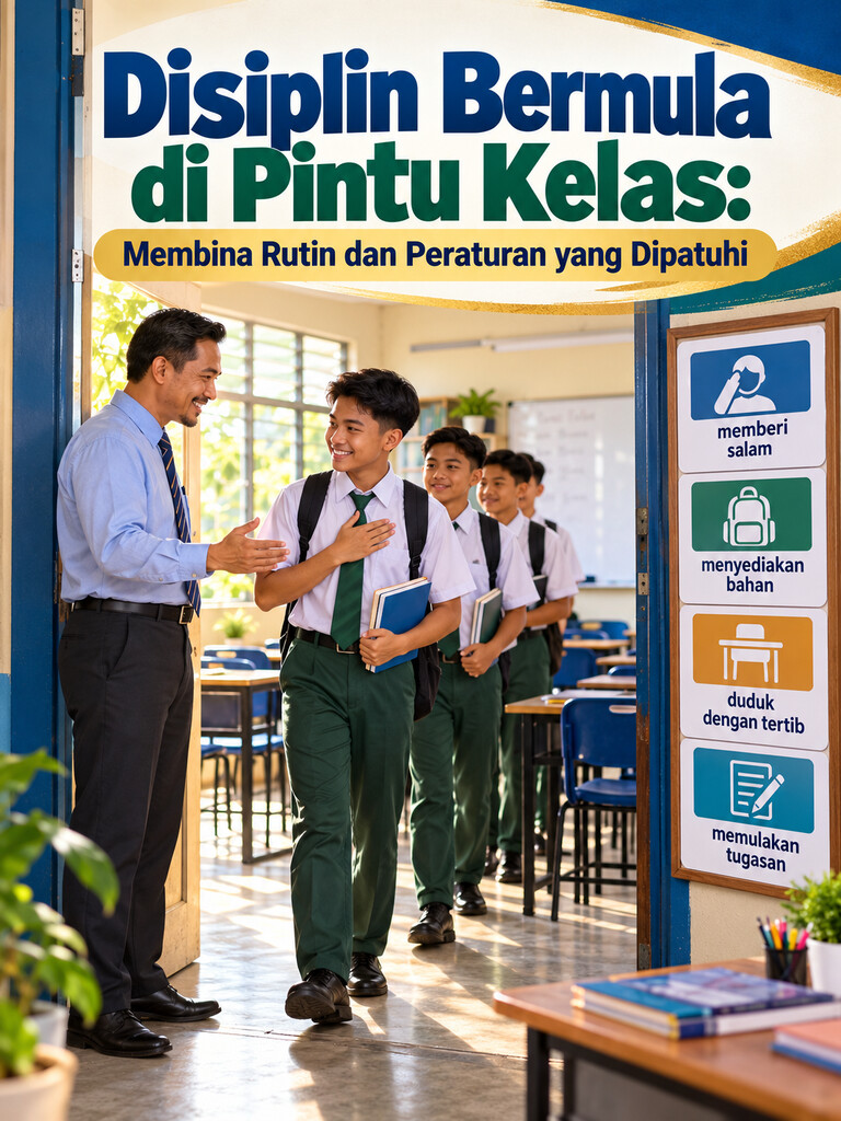 Disiplin Bermula di Pintu Kelas: Membina Rutin dan Peraturan yang Dipatuhi