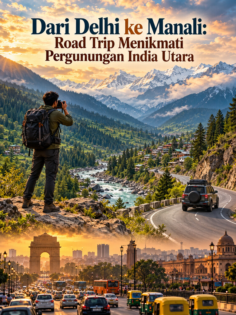 Dari Delhi ke Manali: Road Trip Menikmati Pergunungan India Utara