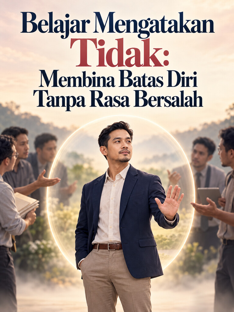 Belajar Mengatakan Tidak: Membina Batas Diri Tanpa Rasa Bersalah