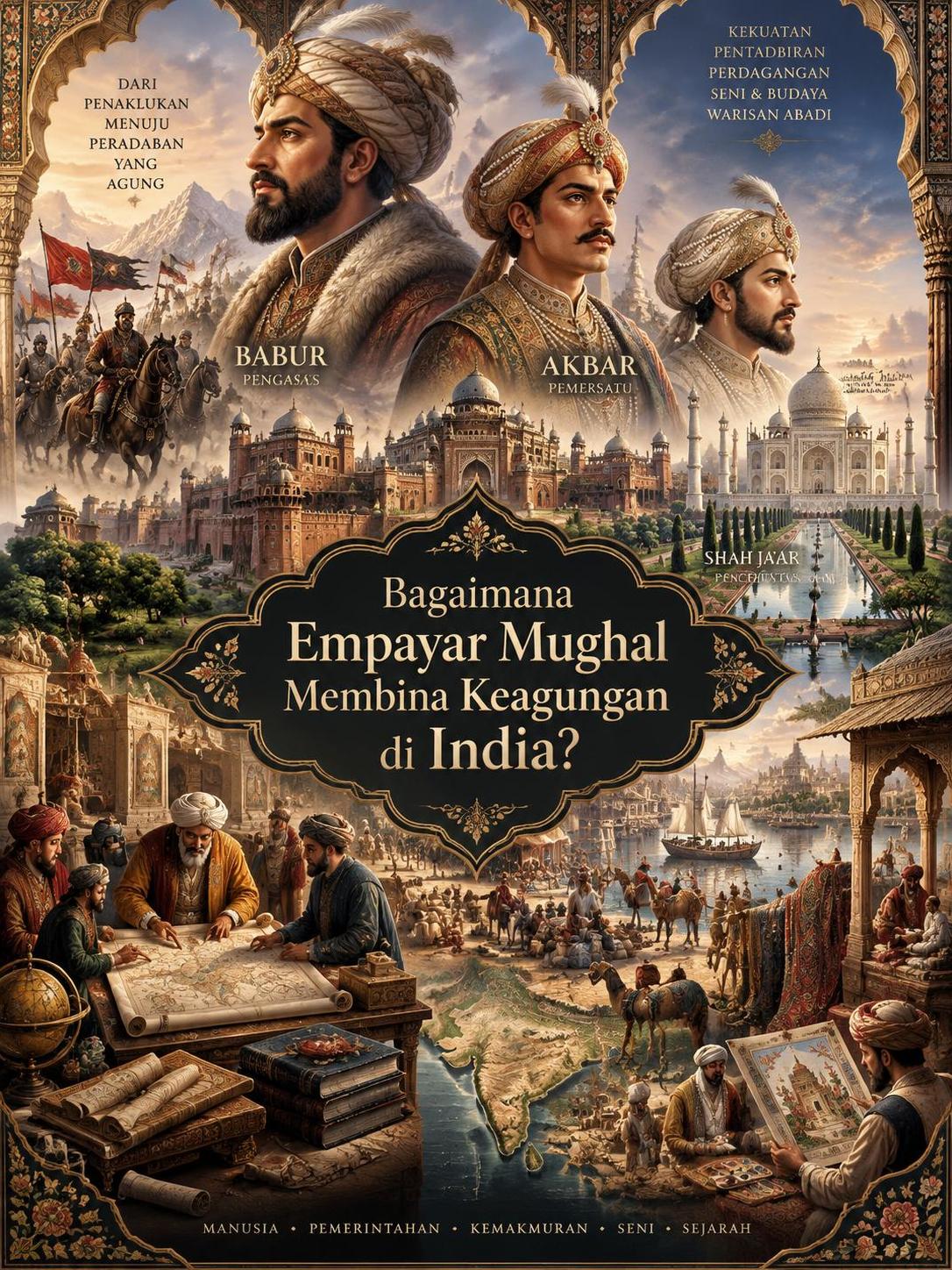 Bagaimana Empayar Mughal Membina Keagungan di India?