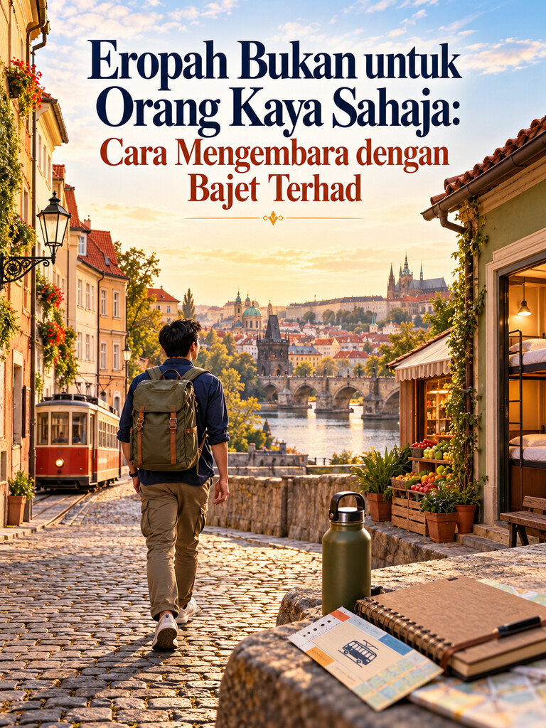 Eropah Bukan untuk Orang Kaya Sahaja: Cara Mengembara dengan Bajet Terhad