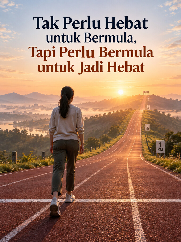 Tak Perlu Hebat untuk Bermula, Tapi Perlu Bermula untuk Jadi Hebat