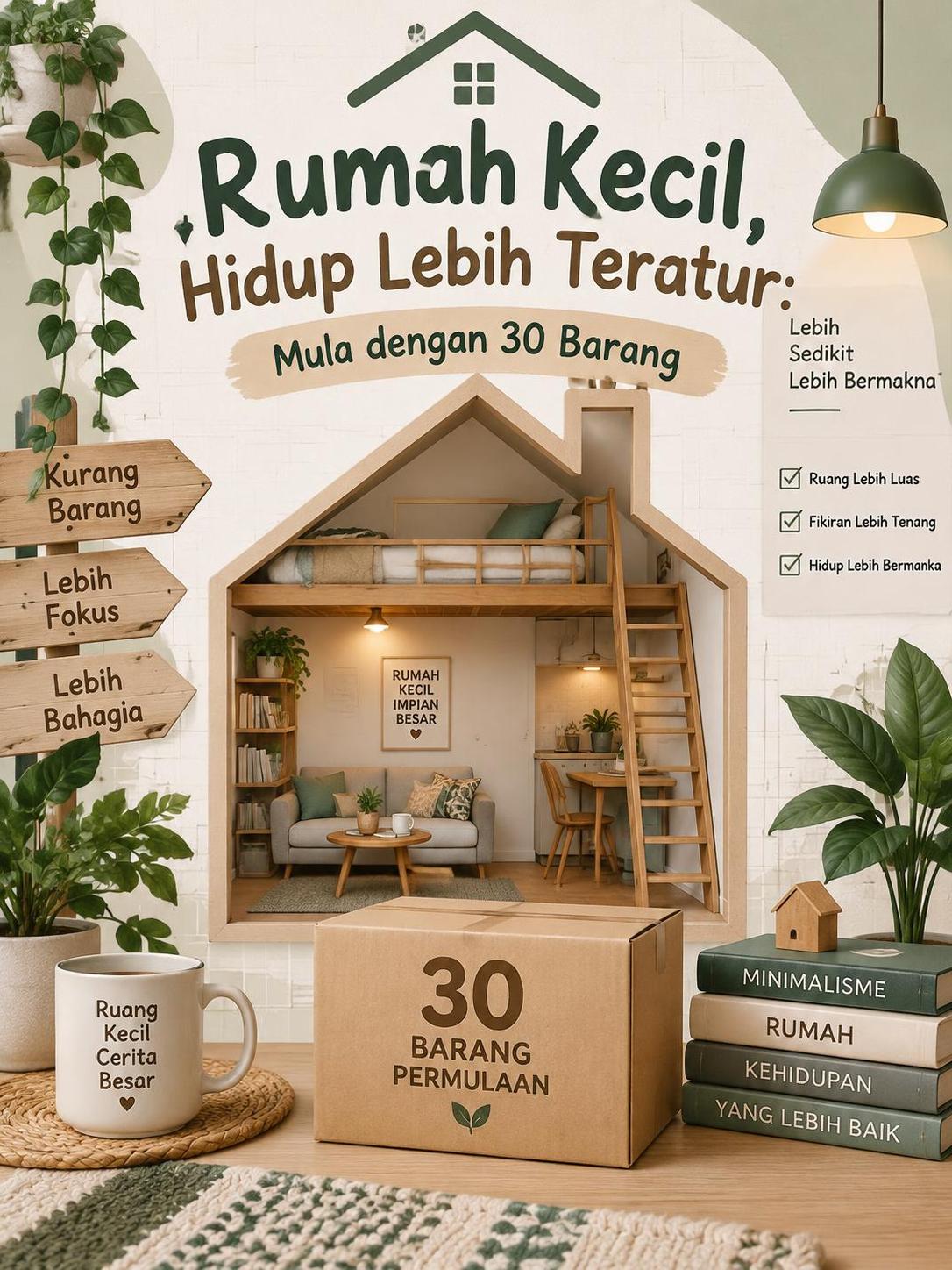 Rumah Kecil, Hidup Lebih Teratur: Mula dengan 30 Barang