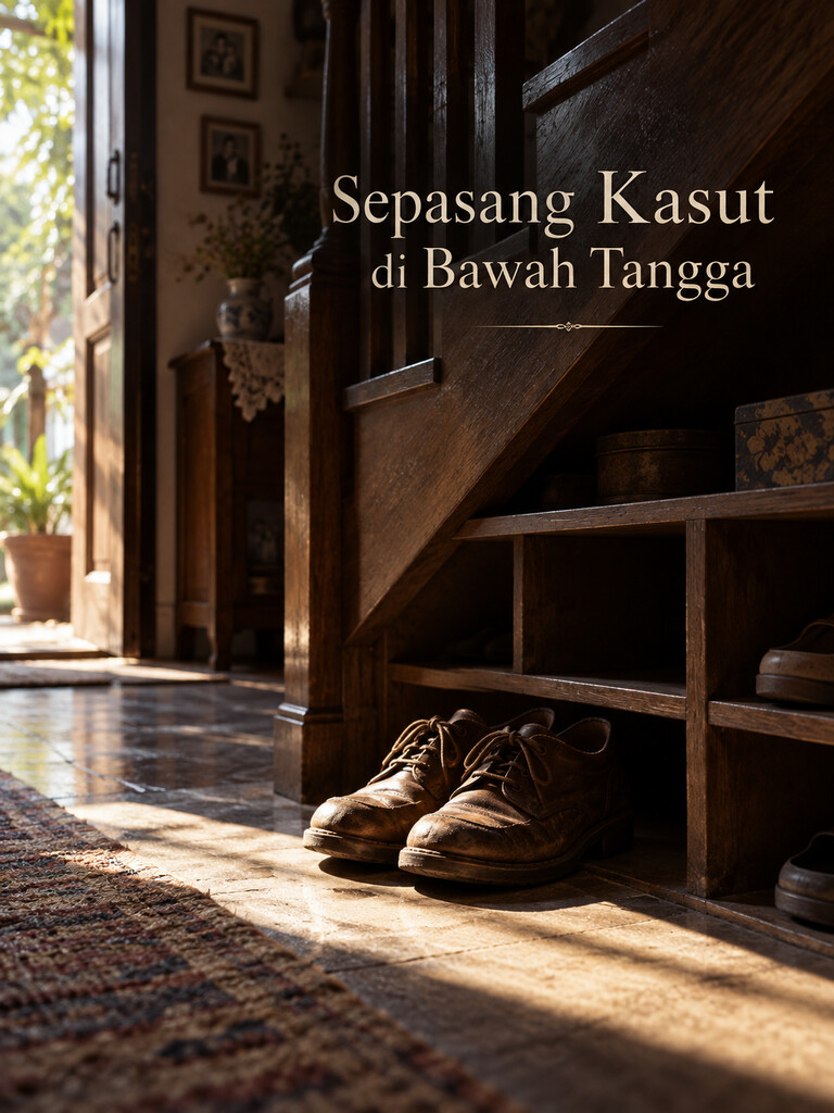 Sepasang Kasut di Bawah Tangga