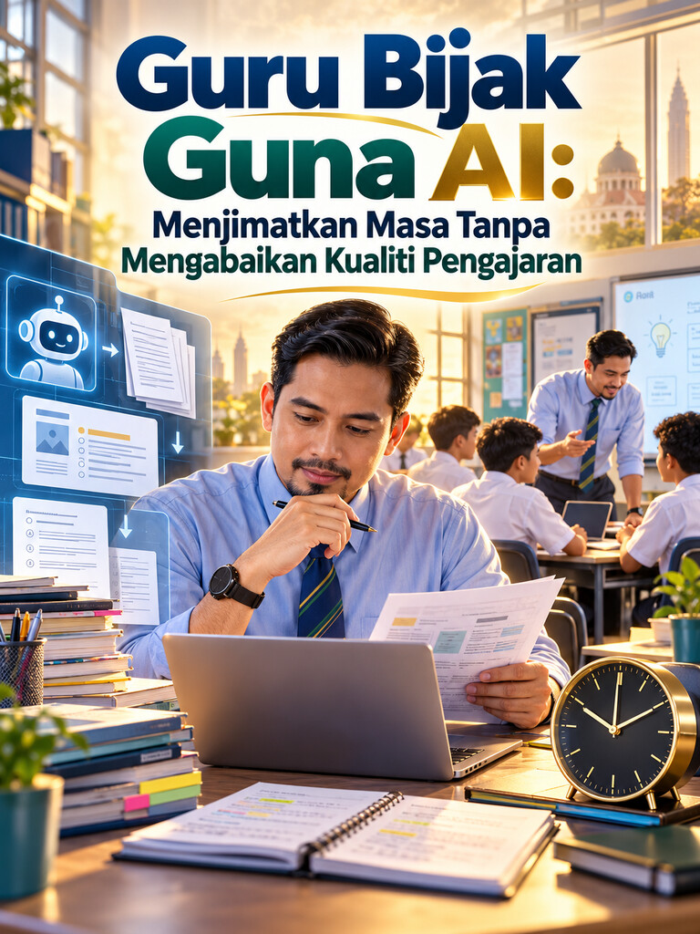 Guru Bijak Guna AI: Menjimatkan Masa Tanpa Mengabaikan Kualiti Pengajaran
