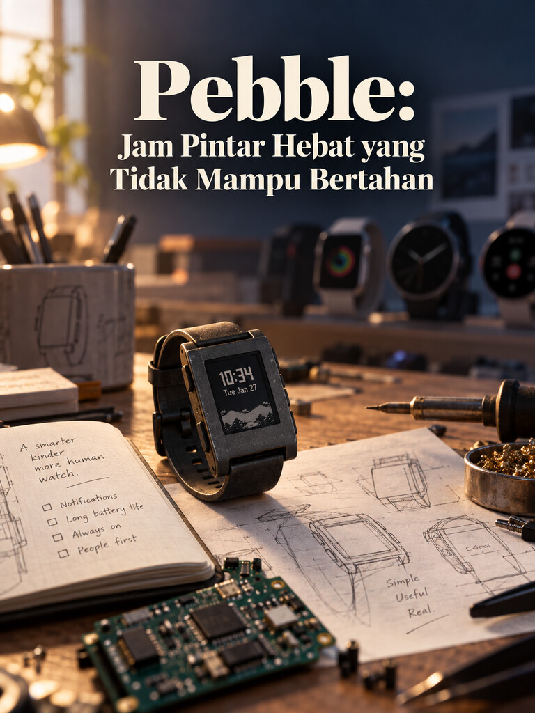 Pebble: Jam Pintar Hebat yang Tidak Mampu Bertahan