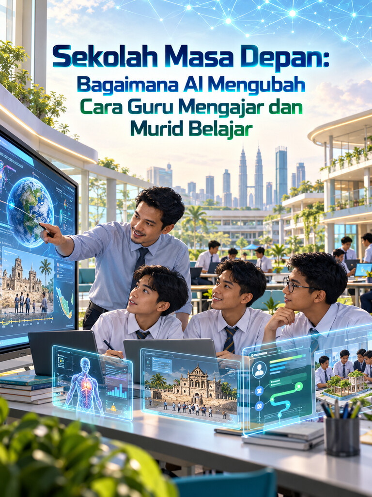 Sekolah Masa Depan: Bagaimana AI Mengubah Cara Guru Mengajar dan Murid Belajar