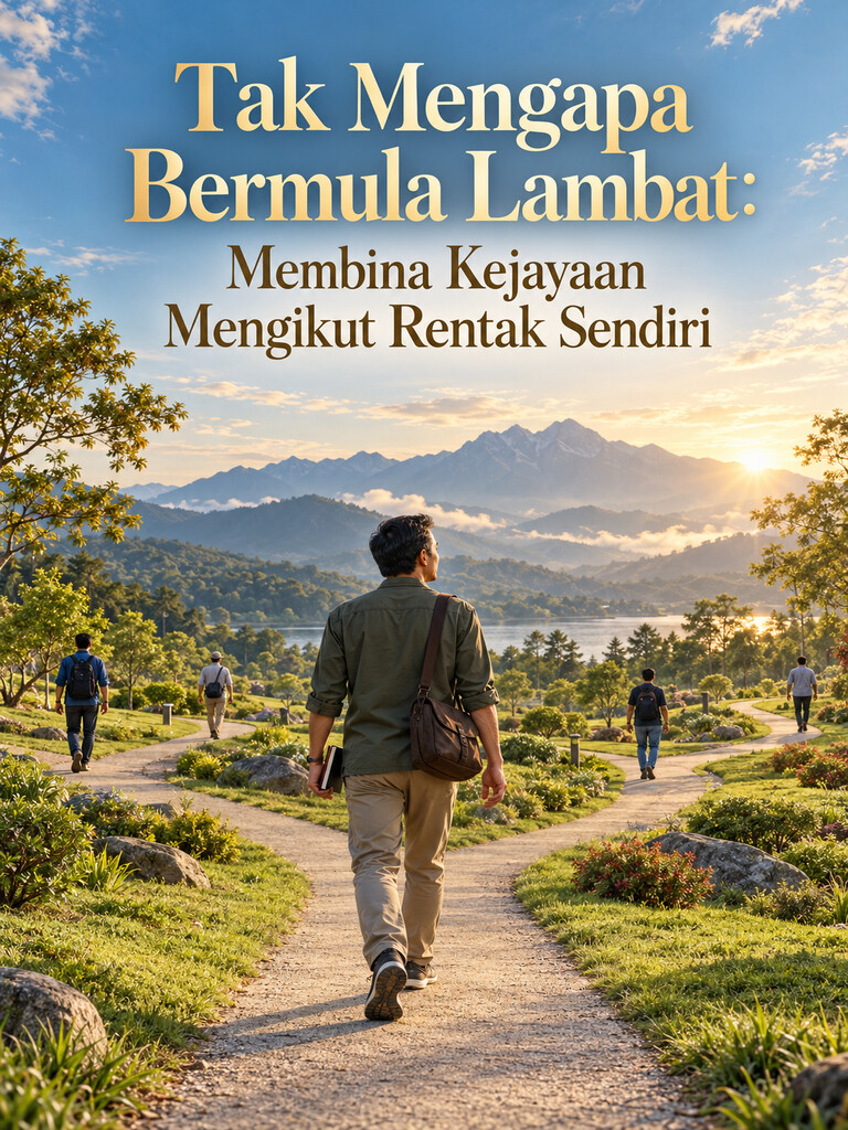 Tak Mengapa Bermula Lambat: Membina Kejayaan Mengikut Rentak Sendiri