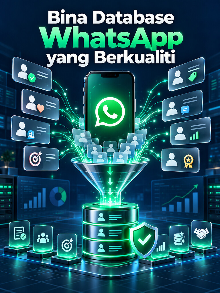 Bina Database WhatsApp yang Berkualiti