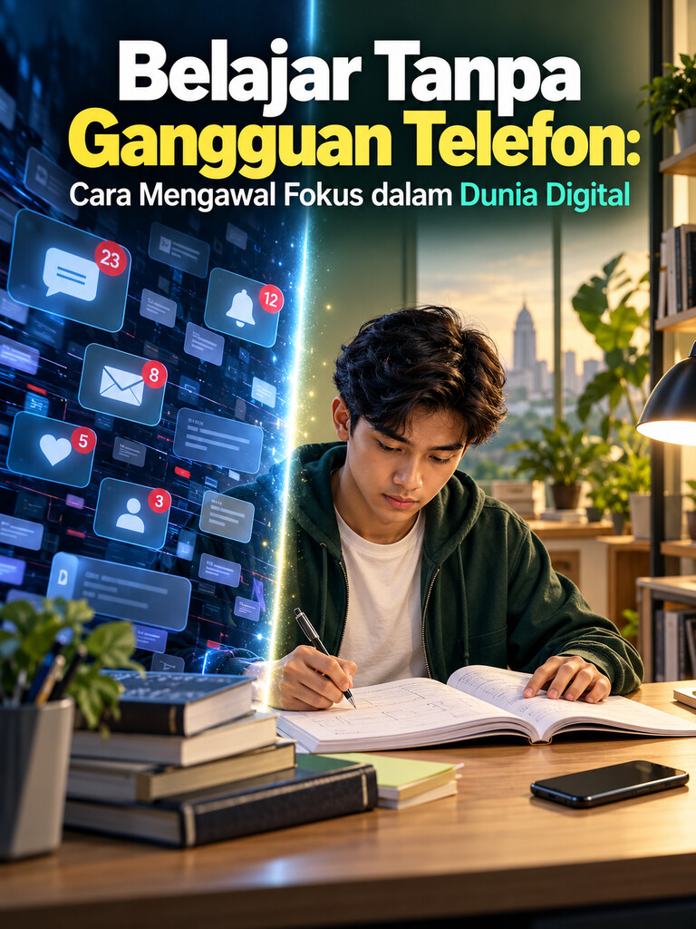 Belajar Tanpa Gangguan Telefon: Cara Mengawal Fokus dalam Dunia Digital