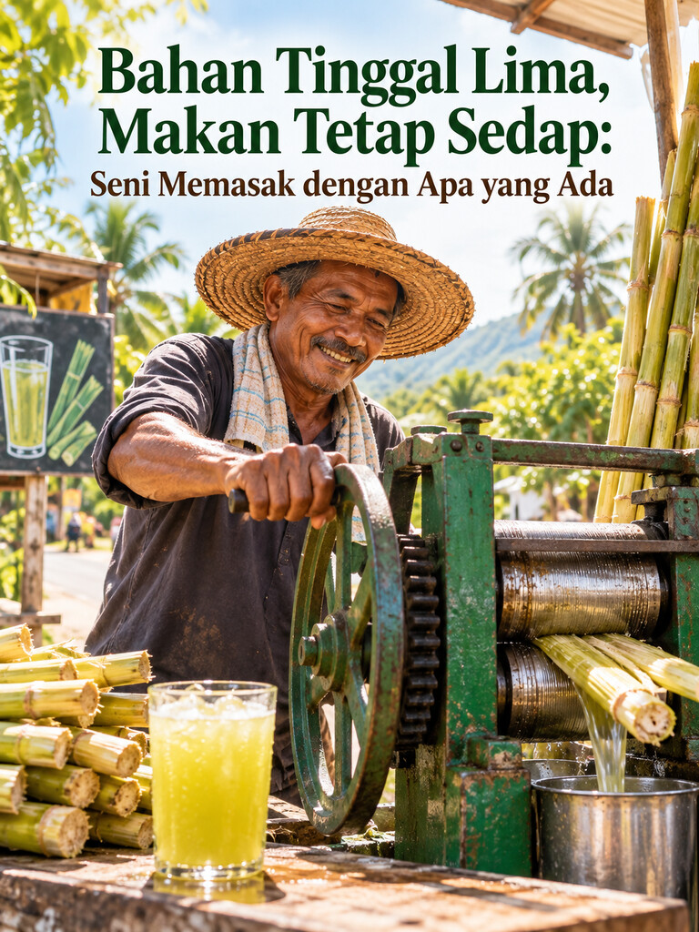 Bahan Tinggal Lima, Makan Tetap Sedap: Seni Memasak dengan Apa yang Ada