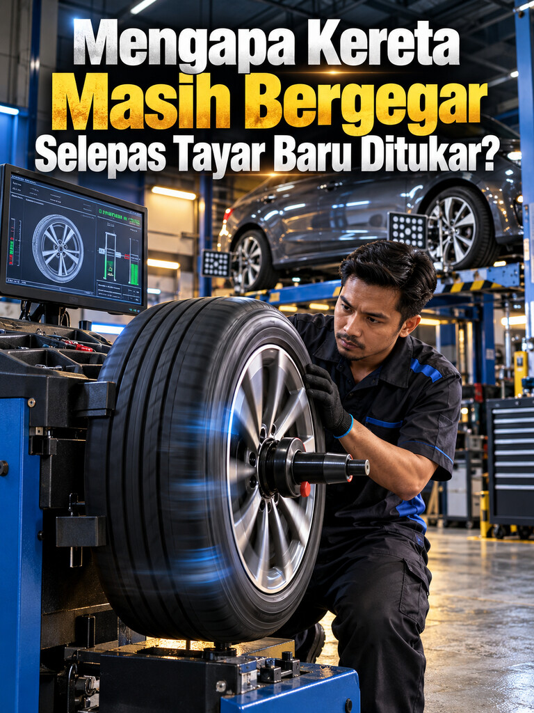 Mengapa Kereta Masih Bergegar Selepas Tayar Baru Ditukar?