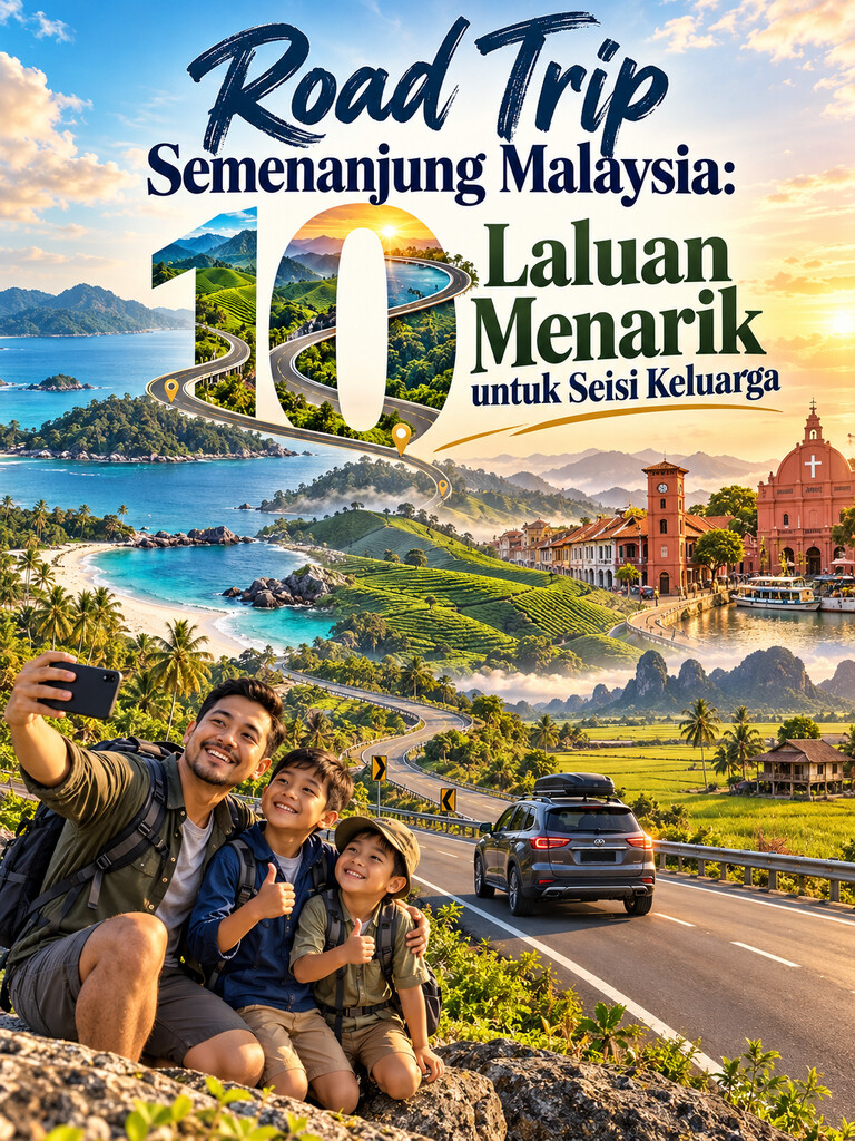 Road Trip Semenanjung Malaysia: 10 Laluan Menarik untuk Seisi Keluarga