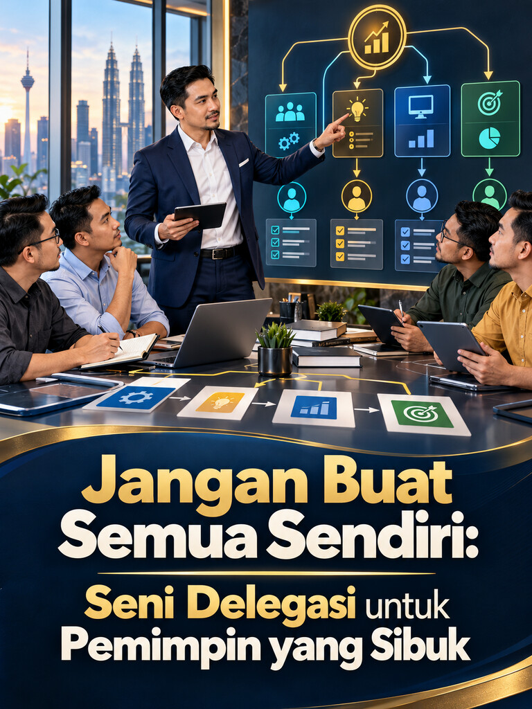 Jangan Buat Semua Sendiri: Seni Delegasi untuk Pemimpin yang Sibuk