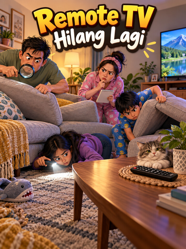 Remote TV Hilang Lagi