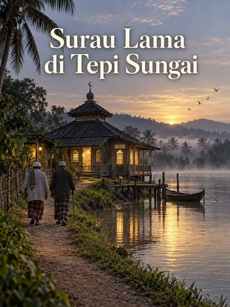 Surau Lama di Tepi Sungai