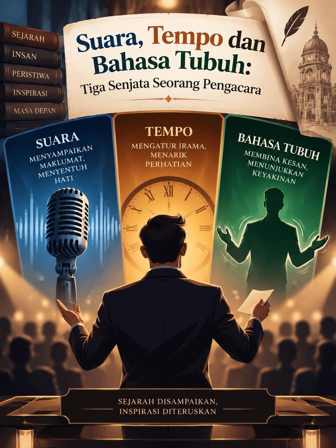 Suara, Tempo dan Bahasa Tubuh: Tiga Senjata Seorang Pengacara