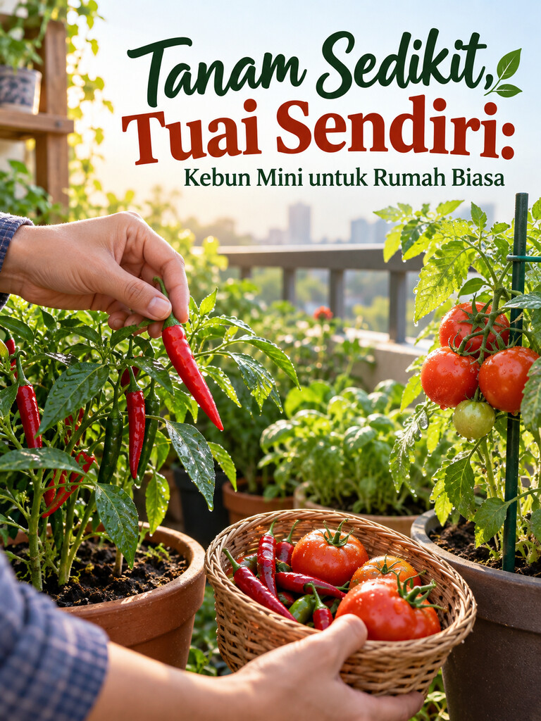 Tanam Sedikit, Tuai Sendiri: Kebun Mini untuk Rumah Biasa