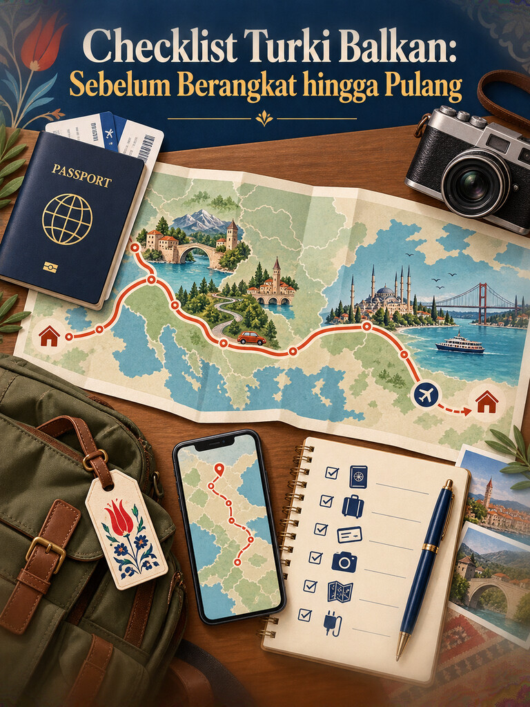 Checklist Turki Balkan: Sebelum Berangkat hingga Pulang