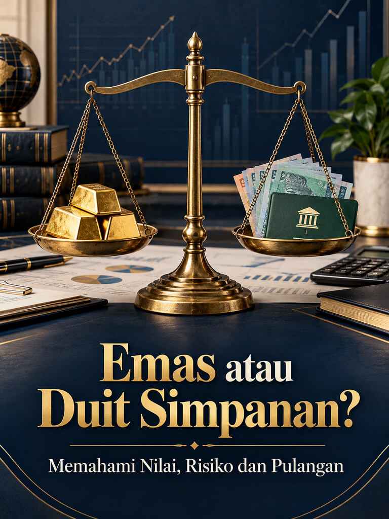 Emas atau Duit Simpanan? Memahami Nilai, Risiko dan Pulangan