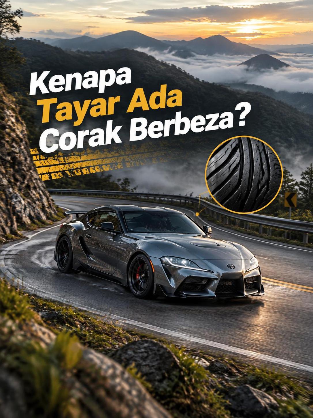 Kenapa Tayar Ada Corak Berbeza?