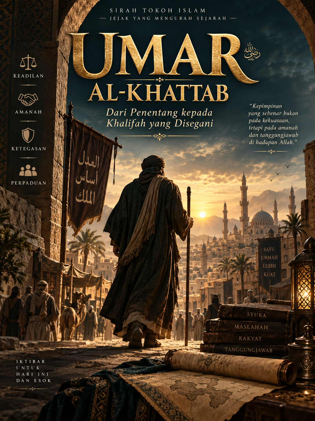 Umar al-Khattab: Dari Penentang kepada Khalifah yang Disegani