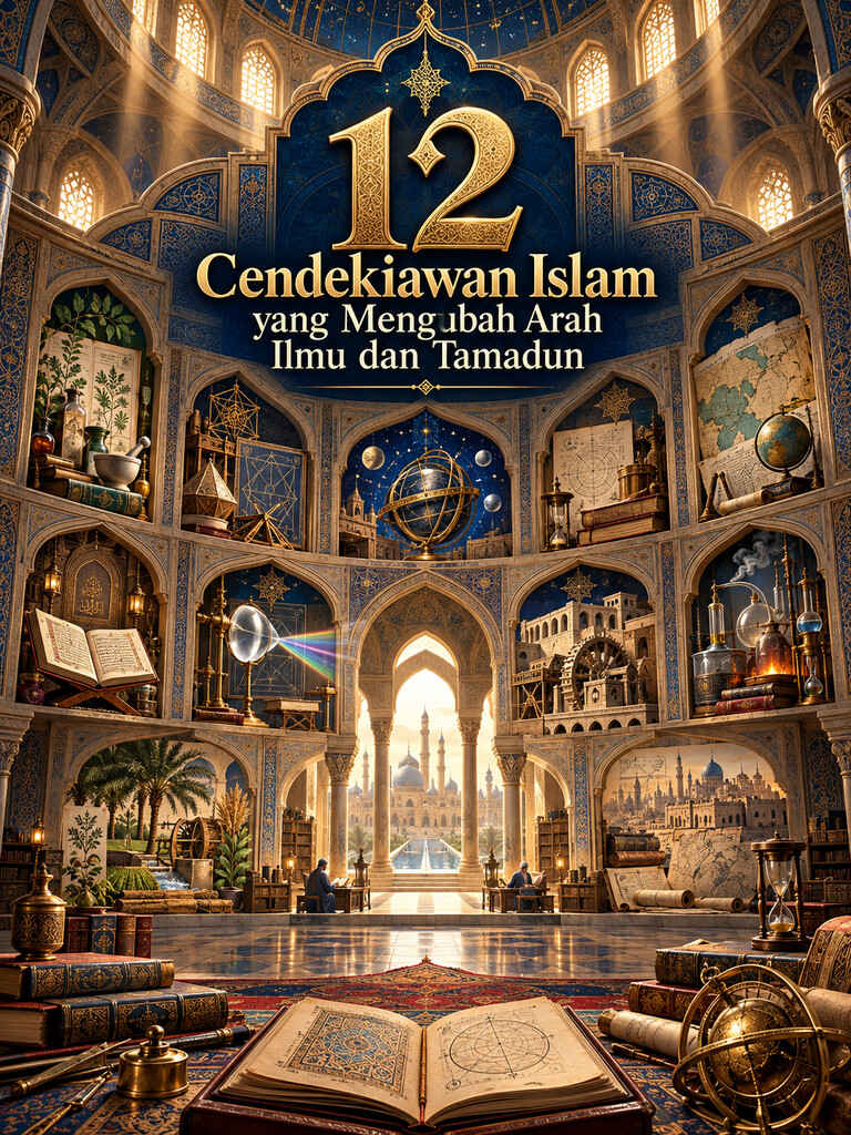 12 Cendekiawan Islam yang Mengubah Arah Ilmu dan Tamadun