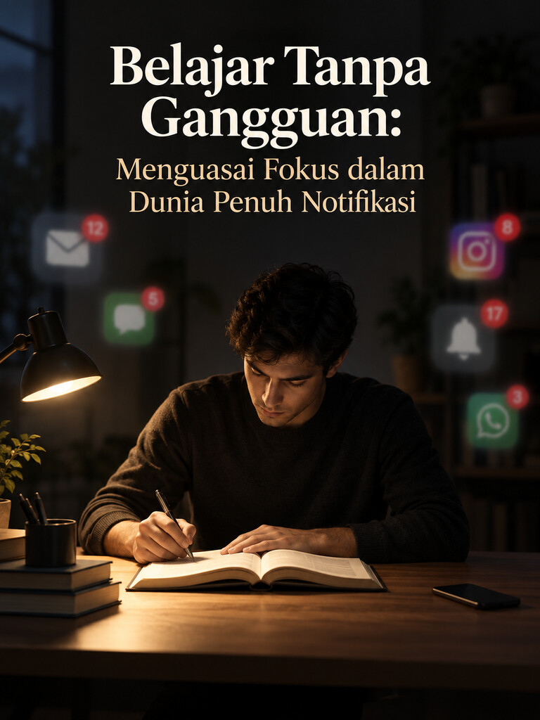 Belajar Tanpa Gangguan: Menguasai Fokus dalam Dunia Penuh Notifikasi