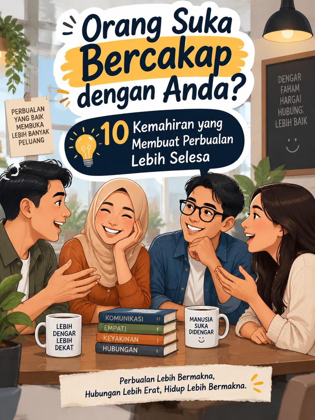 Orang Suka Bercakap dengan Anda? 10 Kemahiran yang Membuat Perbualan Lebih Selesa
