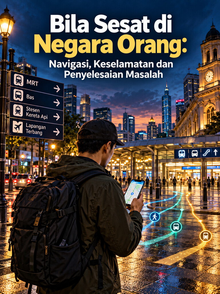 Bila Sesat di Negara Orang: Navigasi, Keselamatan dan Penyelesaian Masalah