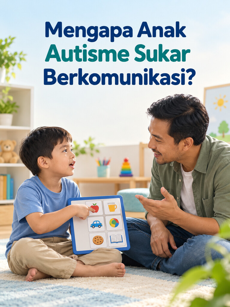Mengapa Anak Autisme Sukar Berkomunikasi?