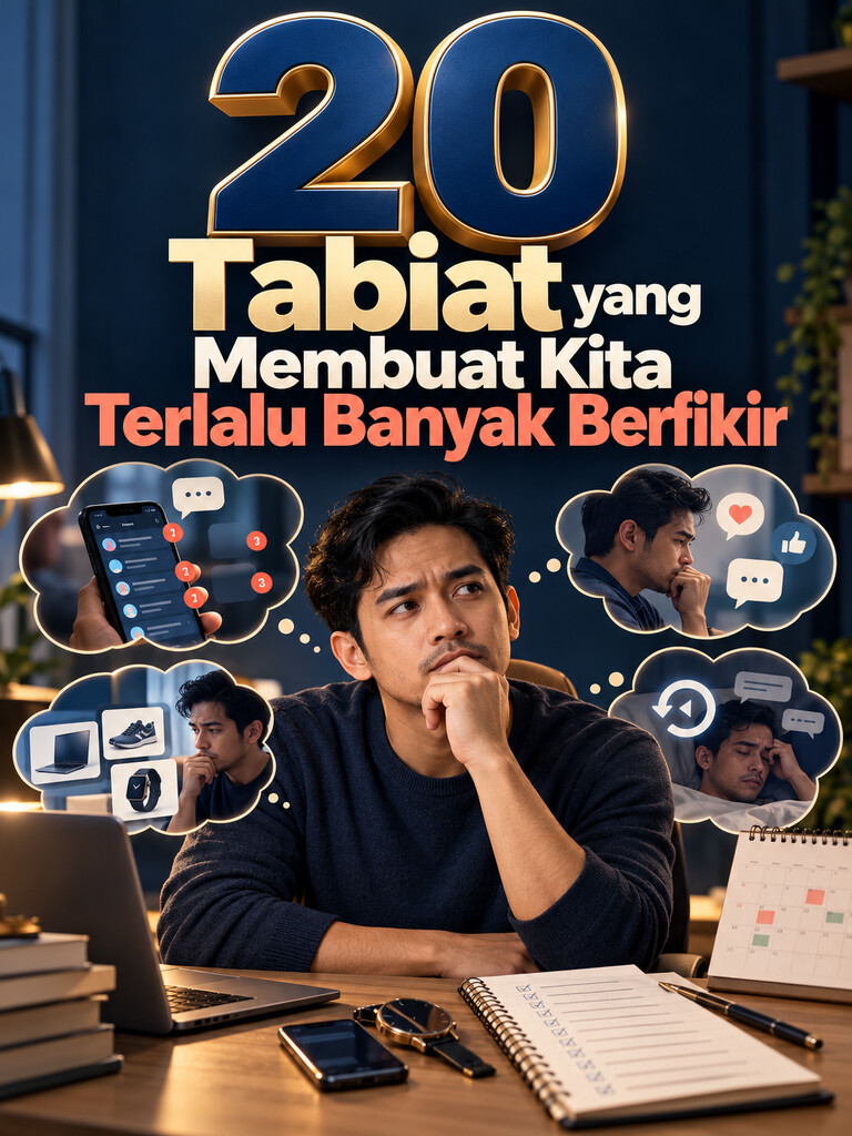 20 Tabiat yang Membuat Kita Terlalu Banyak Berfikir
