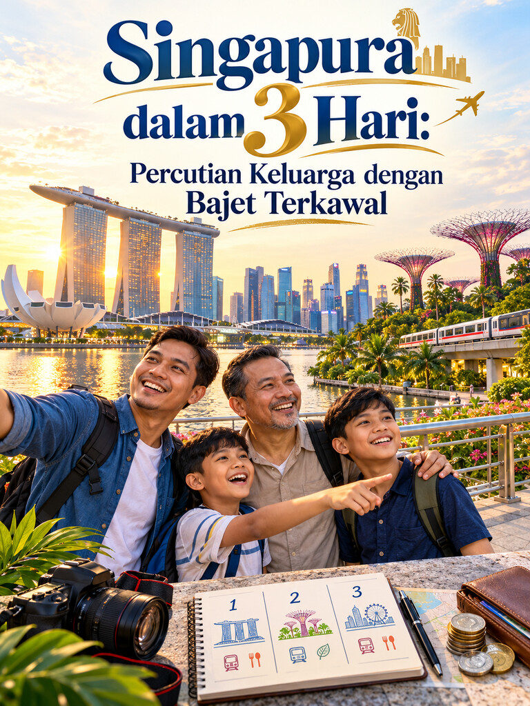 Singapura dalam 3 Hari: Percutian Keluarga dengan Bajet Terkawal