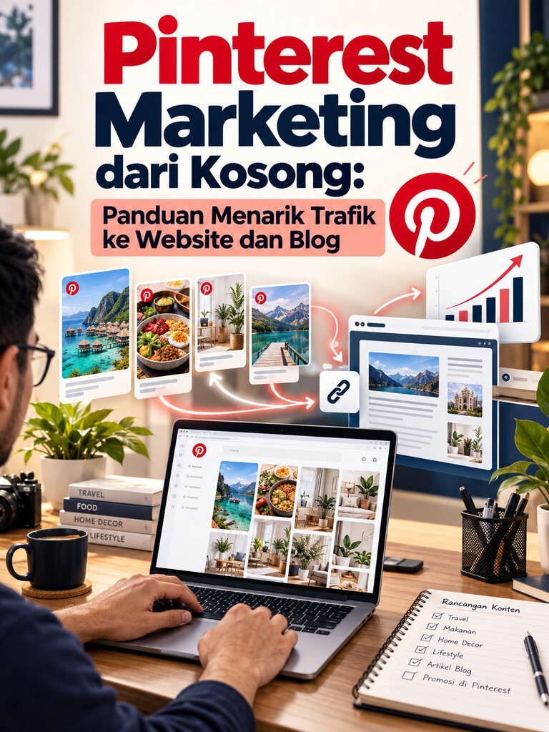 Pinterest Marketing dari Kosong: Panduan Menarik Trafik ke Website dan Blog