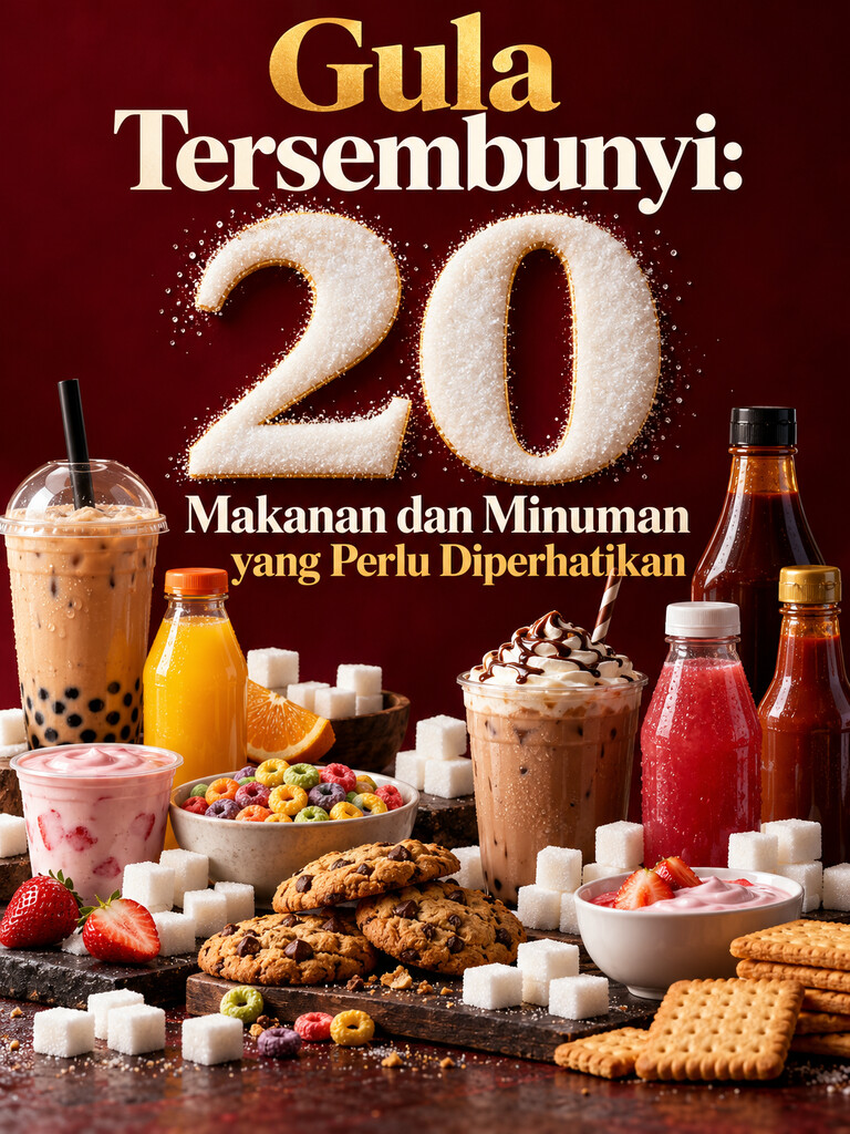 Gula Tersembunyi: 20 Makanan dan Minuman yang Perlu Diperhatikan