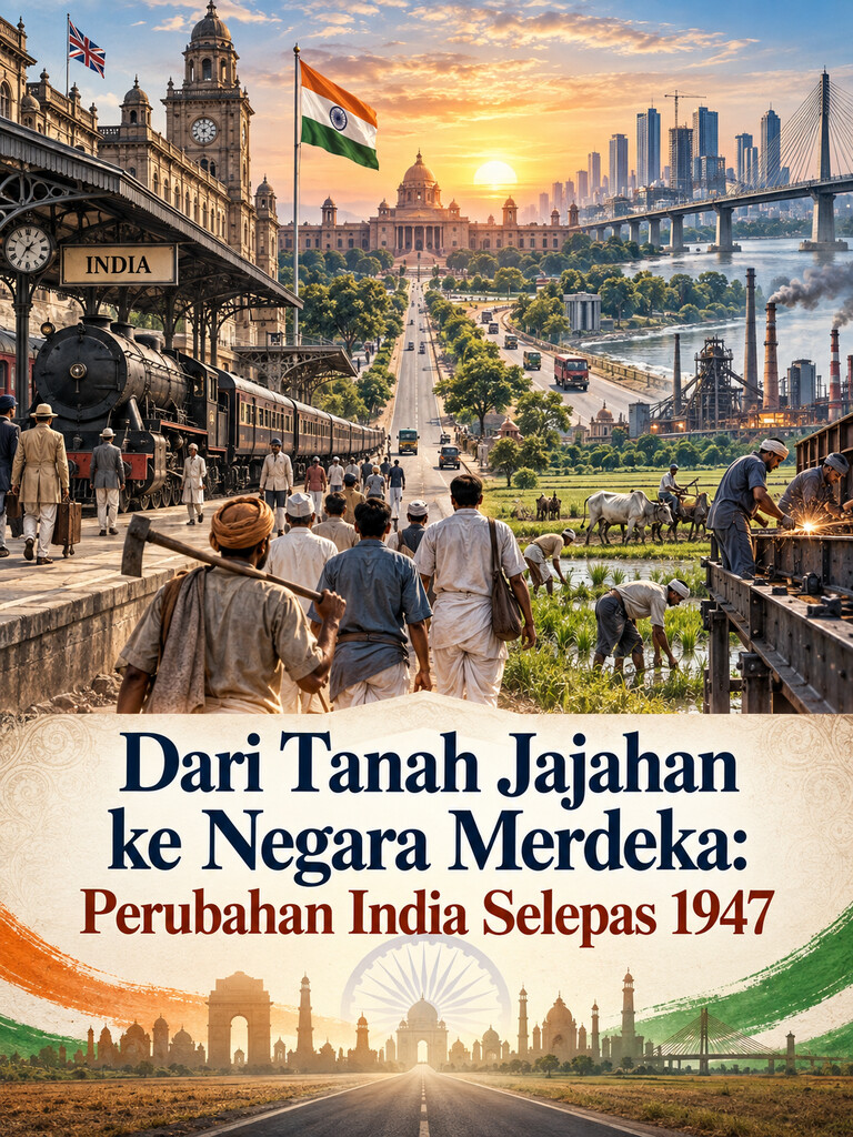 Dari Tanah Jajahan ke Negara Merdeka: Perubahan India Selepas 1947