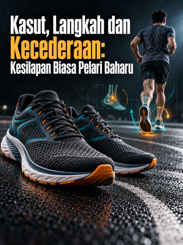Kasut, Langkah dan Kecederaan: Kesilapan Biasa Pelari Baharu