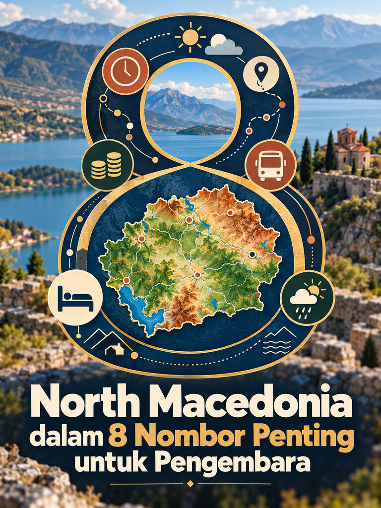 North Macedonia dalam 8 Nombor Penting untuk Pengembara