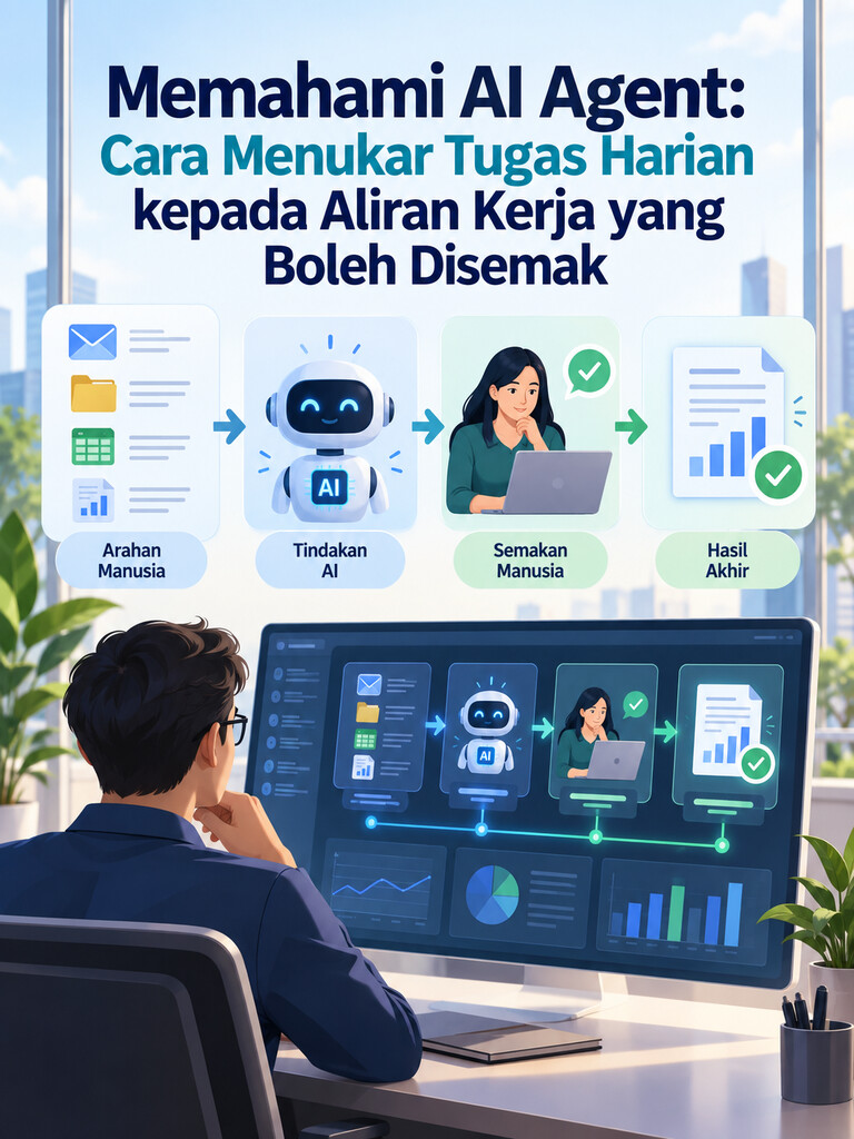 Memahami AI Agent: Cara Menukar Tugas Harian kepada Aliran Kerja yang Boleh Disemak
