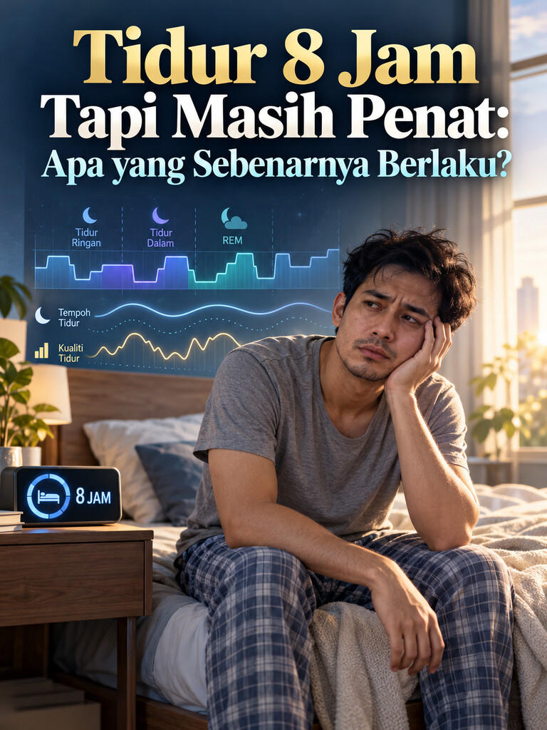Tidur 8 Jam Tapi Masih Penat: Apa yang Sebenarnya Berlaku?