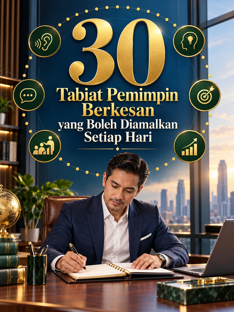 30 Tabiat Pemimpin Berkesan yang Boleh Diamalkan Setiap Hari