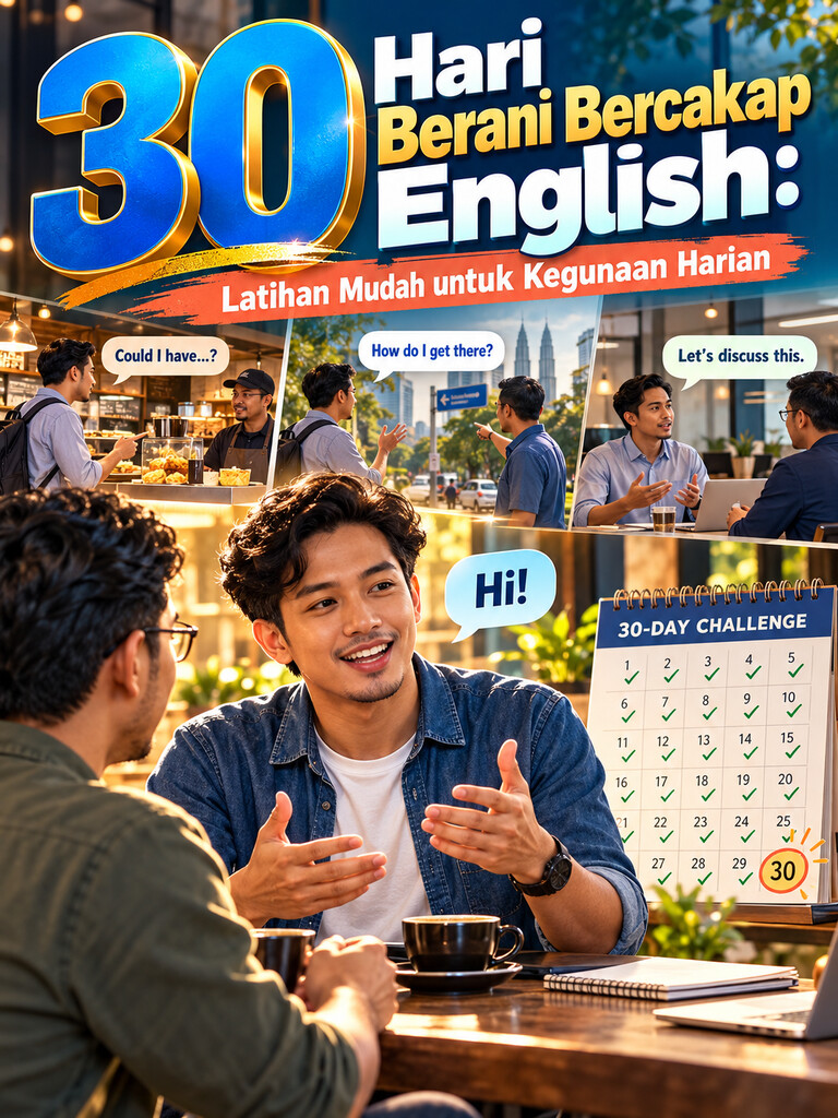 30 Hari Berani Bercakap English: Latihan Mudah untuk Kegunaan Harian