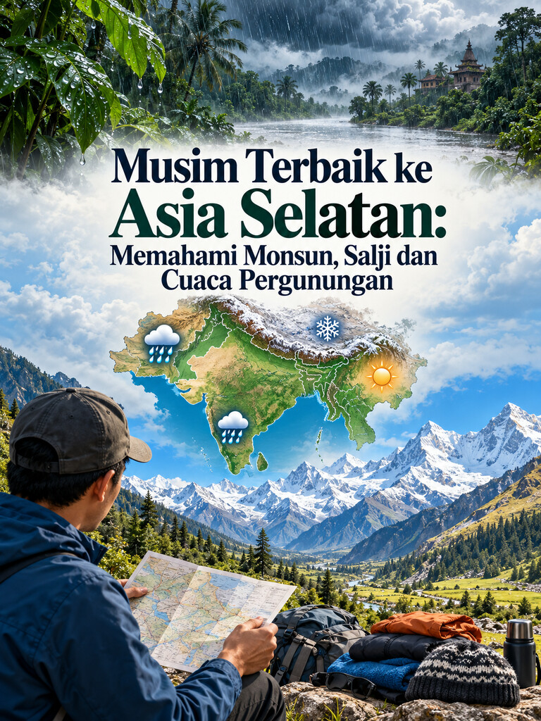 Musim Terbaik ke Asia Selatan: Memahami Monsun, Salji dan Cuaca Pergunungan