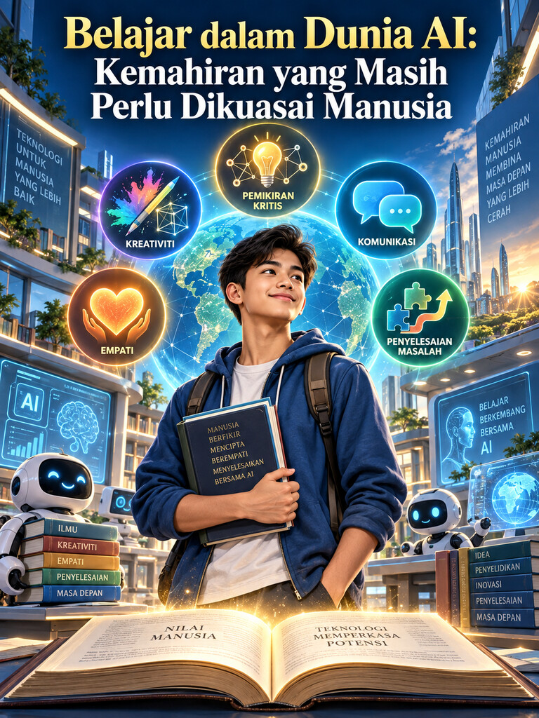 Belajar dalam Dunia AI: Kemahiran yang Masih Perlu Dikuasai Manusia