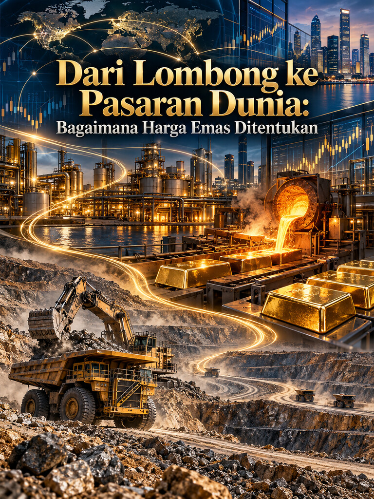 Dari Lombong ke Pasaran Dunia: Bagaimana Harga Emas Ditentukan