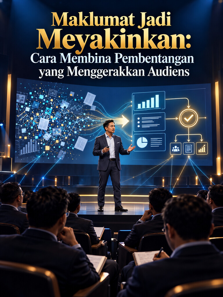 Maklumat Jadi Meyakinkan: Cara Membina Pembentangan yang Menggerakkan Audiens
