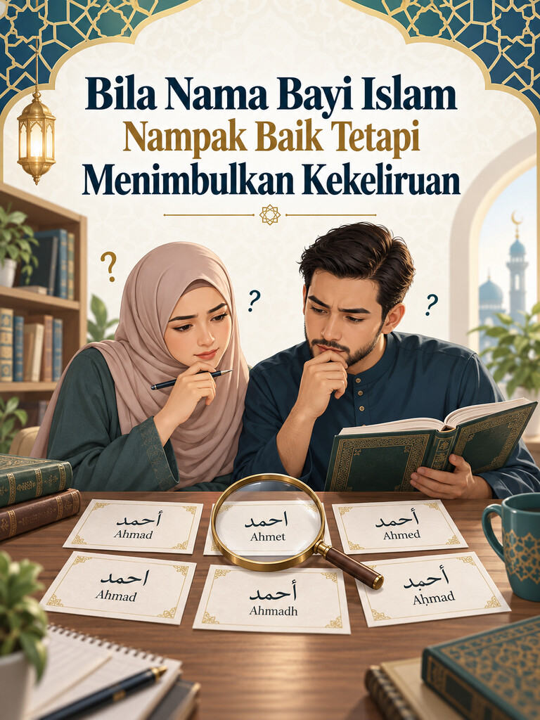 Bila Nama Bayi Islam Nampak Baik Tetapi Menimbulkan Kekeliruan