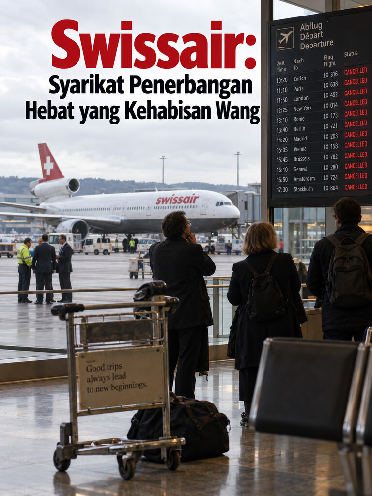 Swissair: Syarikat Penerbangan Hebat yang Kehabisan Wang